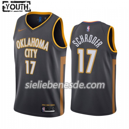 Kinder NBA Oklahoma City Thunder Trikot Dennis Schroder 17 Nike 2019-2020 City Edition Swingman